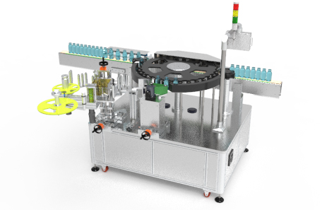 高速圆型调味料瓶贴标机