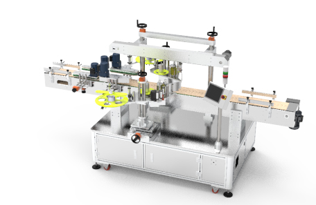 圆瓶双面不干胶贴标机