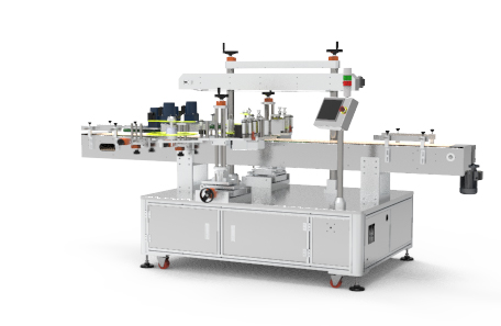 圆瓶双面不干胶贴标机